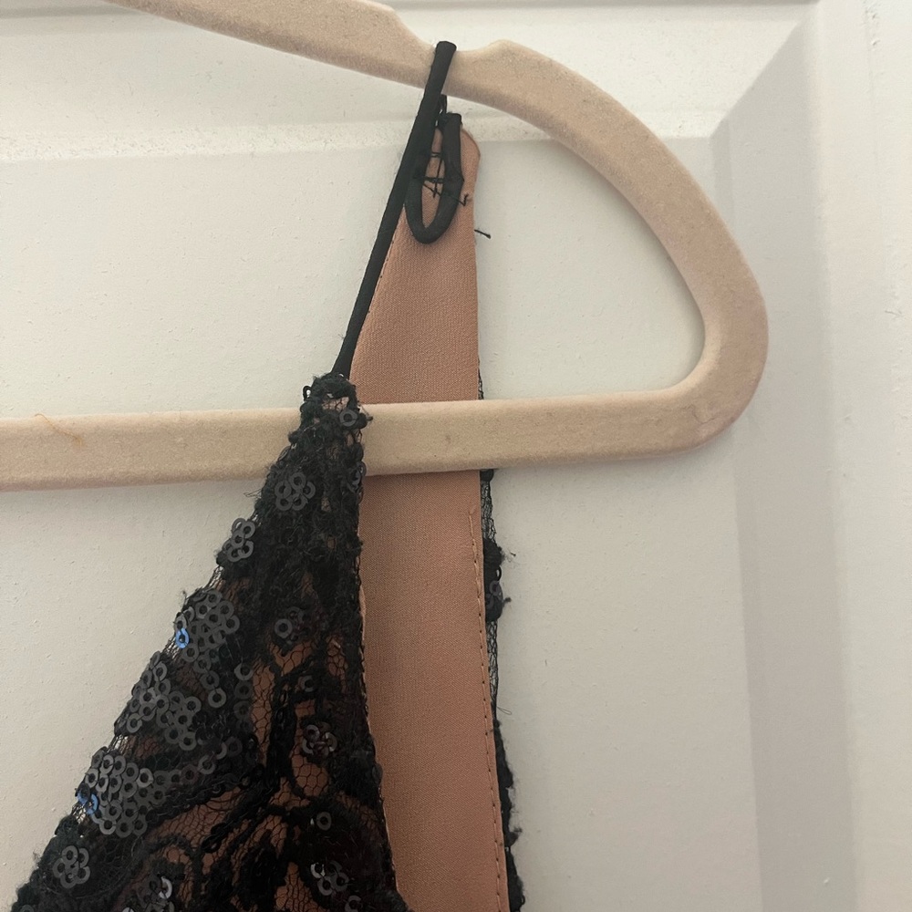 Free People Black Lace Slip Dress - Picture 4 of 4